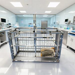 <span class=keywords><strong>Cage</strong></span> à chien pliable de luxe personnalisée en acier inoxydable, motif animal simple, <span class=keywords><strong>cage</strong></span> d'injection pour animaux de compagnie avec boîte de ramassage - Product Image 4