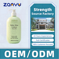 Lotion pour bébé douce 500 ml, marque privée, hydratant longue durée, pour peaux sensibles de nouveau-nés et nourrissons, sans sulfate, durée de conservation de 3 ans