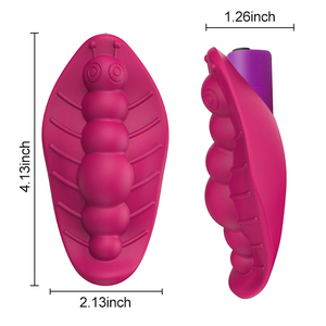 Vibradores de Clítoris y Punto G con Control Remoto LOTUSIF, Vibradores de Braguita con Forma de Oruga, Juguetes Sexuales para Mujeres o Parejas - Product Image 1