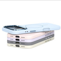IPhone17promax étui de téléphone magnétique boutons de caméra étui de protection Anti-chute en Silicone liquide pour Iphone 17 17 Pro