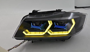 Autoy nuevo diseño interruptor blanco amarillo Drl LED faros delanteros para <span class=keywords><strong>BMW</strong></span> E90 3 Series E91 elegante coche LED faro para <span class=keywords><strong>BMW</strong></span> E90 Auto parte - Product Image 5