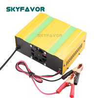 Chargeur de batterie de voiture intelligent rapide 12V 24V universel pour batteries au lithium et au plomb-acide, avec réparation automatique par impulsions