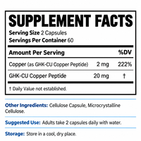 Capsules de peptides de cuivre GHK-Cu de qualité supérieure, complexe beauté pour la peau et les cheveux, complément alimentaire pour adultes, étiquette privée OEM, vente en gros mondiale