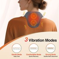 Masajeador de Cuello con Vibración y Calor 2025, Niveles de Calentamiento Ajustables, Inalámbrico, Alivia el Dolor de Hombros y Cuello, Soporte de Masaje para Cuello
