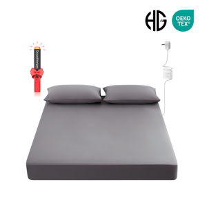 <span class=keywords><strong>Drap</strong></span>-<span class=keywords><strong>housse</strong></span> en coton à carreaux 95% coton, taille king, avec 5% de fibres d'argent, anti-fatigue, pour la mise à la terre - Product Image 3