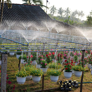 1/2インチマイクロスプレーヤー、調整可能な360度スプリンクラーシステム、農場、温室、庭の灌漑用ウォータースプレーノズルヘッド - Product Image 6