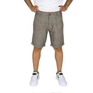 Pantalones cortos Philotinto para hombre 25S22BE color topo, corte regular, ropa informal - Product Image 1