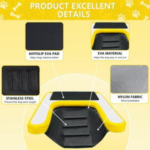 Private Label Vente en gros Planche gonflable pour chiot <span class=keywords><strong>Piscine</strong></span> pour chien Flotteur Rampe flottante Quais pour bateau à eau Plate-forme de quai gonflable - Product Image 3