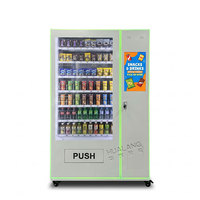 Distributeur automatique de snacks et de boissons fiable par tous les temps avec écran tactile, surveillance à distance et fonctionnalités intelligentes