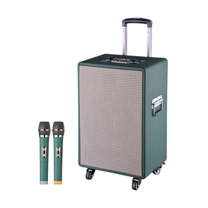 Portable Bluetooth <b>Speaker</b> With <b>Microphone</b> Rechargeable Battery Outdoor Karaoke Fitness Use Trolley Case High Volume - Product Image 3