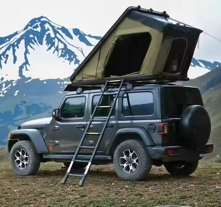 Легкая установка жесткого корпуса на крыше, палатка на крыше автомобиля, палатка из алюминиевого сплава 320gsm