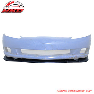 Compatible con Chevy Corvette 05-13 C6 Base, Alerón Inferior Delantero Estilo ZR1, PU de 3 Piezas, Accesorio Exterior de Alta Calidad - Product Image 6