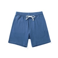 Shorts de sport surdimensionnés pour hommes, personnalisables avec logo, unisexe, en tissu molletonné 100 % coton épais, style décontracté, pour hommes