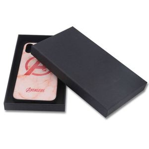 Boîte d'emballage universelle pour téléphone portable marron, étui de protection, couvercle, base, boîte cadeau, papier/carton, vente en gros - Product Image 1