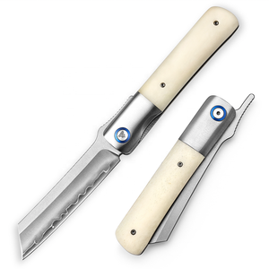 Cuchillo táctico japonés hecho a mano de titanio para cazar al aire libre, Camping, supervivencia, bolsillo plegable EDC - Product Image 1