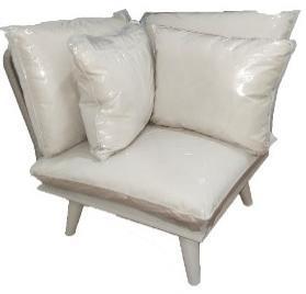 Fauteuil d'appoint de luxe en cuir, idéal pour hall d'hôtel, villa, salon, ou comme canapé individuel haut de gamme pour club ou lecture. - Product Image 4