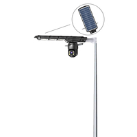 Éclairage Solaire Extérieur Avec Caméra CCTV, Lampadaire Solaire Intégré, Lampadaires Solaires Extérieurs à LED
