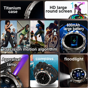 Montre connectée GAOKE personnalisée Ht30 étanche avec écran tactile, montre de sport pour surveiller la glycémie, avec lumière, montre connectée, montre téléphone - Product Image 2