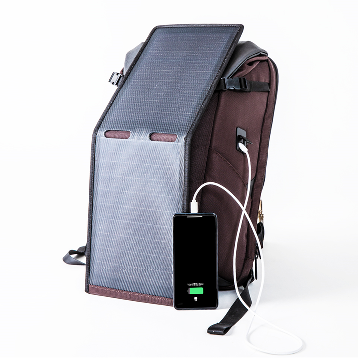 Oem Solar Charging Powered Backpack Solar Battery Charger Backpack With