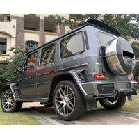 Convertir le kit de carrosserie en fibre de carbone entièrement sec de style fusée B900 pour Mercedes Benz G Wagon W464 G63 Bodykit