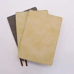 Diário A6 A5 A4 Planejador Impresso Encadernação Laser PU Notebook De Couro Personalizado Do Falso Couro Diário Notebooks