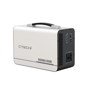 도매 PV 패널 300W 출력 휴대용 파워 스테이션 1kW 리튬 배터리 1kWh 리튬 배터리 <span class=keywords><strong>UPS</strong></span> 기능 포함 - Product Image 1