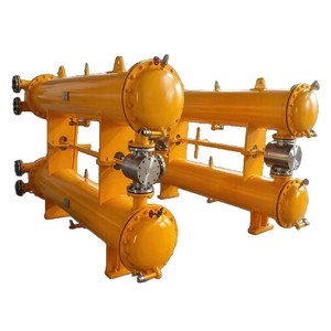 Échangeur de chaleur horizontal tubulaire pour système hydraulique marin Hua Rui Dual Oil Cooler - Product Image 1