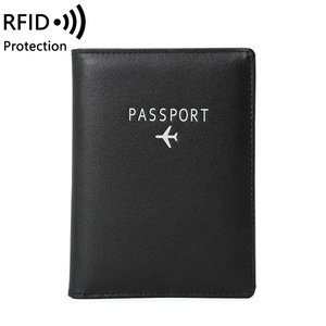 Bolsa de pasaporte RFID multifunción para hombre y <span class=keywords><strong>mujer</strong></span>, porta documentos de viaje Pu, venta al por mayor - Product Image 6