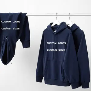 Youth Trend Brand Solid Color Hoodie Custom Imprint Brand Logo Craft Casual Loose Top Fashion Coat Hoodie