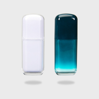 Flacon Airless Plat Personnalisable 30ml pour Cosmétiques, Crème, Fond de Teint Liquide