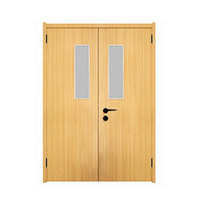 Portes coupe-feu en bois certifiées UL sur mesure, portes à battants simples ou doubles ou portes assemblées, portes coupe-feu pour hôtels et appartements