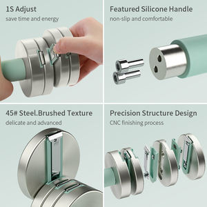 Hot Sell Original Design Product Fitness Core Equipment 10kg Adjustable Weight <strong>Dumbbell</strong> <strong>Set</strong> - Product Image 4