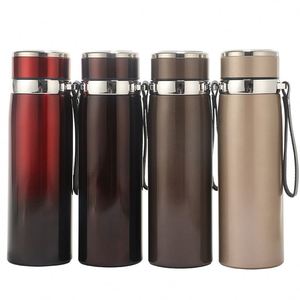 Termo Clásico de Doble Pared de Acero Inoxidable, Alta Calidad, Nuevo, Aislamiento Térmico al Vacío de 12-24 Horas, Pantalla de Temperatura, Ecológico - Product Image 5