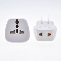 Adaptateur de convertisseur de prise à deux broches standard américain Adaptateur d'alimentation multifonction