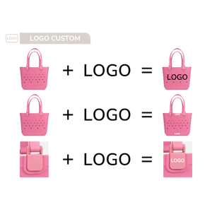 Sac de plage moderne simple avec logo personnalisé, sac fourre-tout en caoutchouc |   Grand sac fourre-tout <span class=keywords><strong>imperméable</strong></span> pour la plage, la piscine, le <span class=keywords><strong>bateau</strong></span>, les courses, les sports, les escapades - Product Image 4