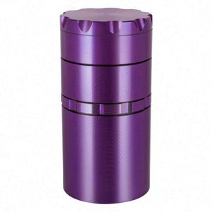 Aluminum <b>Herb</b> <b>Grinder</b> With Storage Jar One to More Kit Metal Tobacco <b>Grinder</b> - Product Image 2