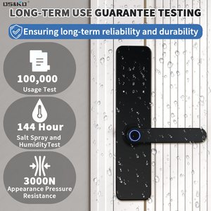 للبيع بالجملة من الصين أسطوانة مقبض لقفل الباب مع مفتاح قفل باب أمامي إلكتروني أسطوانات قفل باب من الألومنيوم - Product Image 3