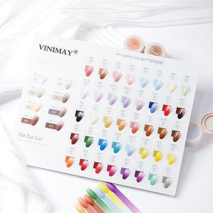 Vinimay 48 Couleurs Coussin <span class=keywords><strong>D</strong></span>'air Pat Pat Gel Haute Pigment OEM Marque Privée Pat Peinture Gel Haute Qualité Ombre Gel Nail Art - Product Image 1