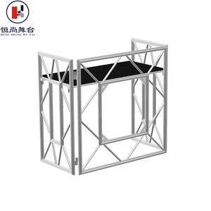 Mesa de Trabajo Portátil Plegable para <span class=keywords><strong>DJ</strong></span> con Tablero Frontal, Estructura de Aluminio - Product Image 1