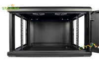 Armoire réseau murale Starlink 6U, rack 19 pouces, 600x450x370mm, en acier laminé à froid SPCC, pour serveur de données