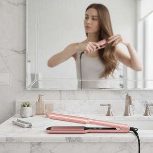 <span class=keywords><strong>Cepillo</strong></span> <span class=keywords><strong>Alisador</strong></span> <span class=keywords><strong>de</strong></span> Cabello Eléctrico Portátil USB con Recubrimiento Cerámico PTC, Anti-Frizz para Mujeres, Uso Doméstico y Hotelero, OEM/ODM - Product Image 2