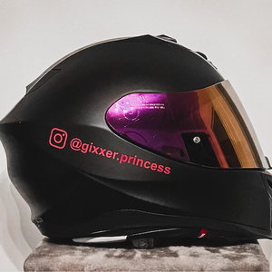 Su misura di <span class=keywords><strong>calcio</strong></span> casco decalcomanie Personalizzate del vinile di trasferimento adesivi casco da motociclista - Product Image 4