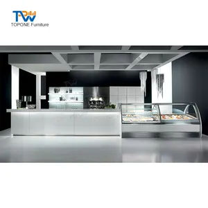 Restaurant Counter glass display Price Wholesale Marble Bar Counter for Restaurant