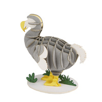 CUPUZ Puzzle 3D en papier personnalisé Dodo Bird, jouet éducatif DIY, taille moyenne, pour enfants et adultes, décoration de bureau, souvenir, cadeau, OEM ODM