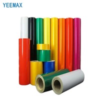 Lámina Reflectante Amarilla de Grado Ingeniería Autoadhesiva YEEMAX, Resistente a Desgarros, Imprimible con Inyección de Tinta, para Uso en Exteriores, Seguridad