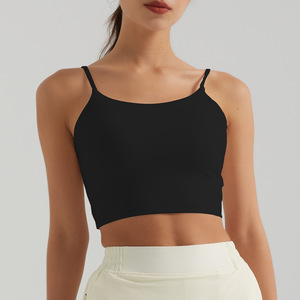 JAC22 C75029 Hermoso Chaleco Deportivo para Mujer, Sexy, de Una Pieza, con Relleno en el Pecho, Transpirable, con <span class=keywords><strong>Tirantes</strong></span> Ajustables, Ropa Interior para Yoga - Product Image 6