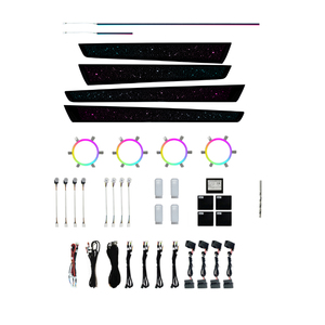 Luce Ambientale per Auto Stile Stellato a 64 Colori Adatta per Volkswagen <span class=keywords><strong>Passat</strong></span> 2011-2015 Accessori Interni Auto Luci LED - Product Image 4