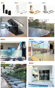 Balustrade <span class=keywords><strong>en</strong></span> verre HJ pour <span class=keywords><strong>escalier</strong></span>, garde-corps <span class=keywords><strong>en</strong></span> verre trempé, <span class=keywords><strong>angle</strong></span> d'inclinaison réglable, poteau <span class=keywords><strong>en</strong></span> acier inoxydable pour <span class=keywords><strong>escalier</strong></span> - Product Image 4