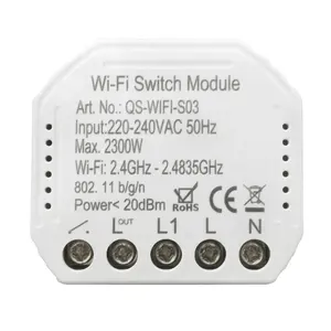 220v one gang 2 way wifi switch wireless relay module smart home automation