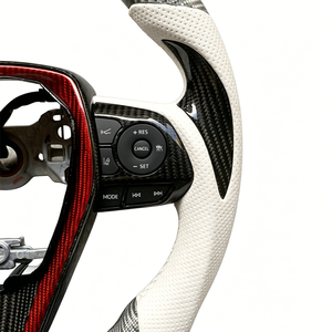 Volante de Fibra de Carbono Real RPPF para Toyota Camry de <span class=keywords><strong>8</strong></span>.ª Generación 2018-2021, Envíos en Plazo Establecido - Product Image 5